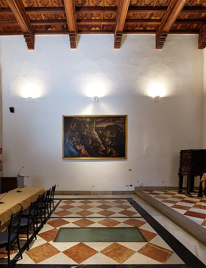 Zonas comunes en establecimiento hotelero histórico